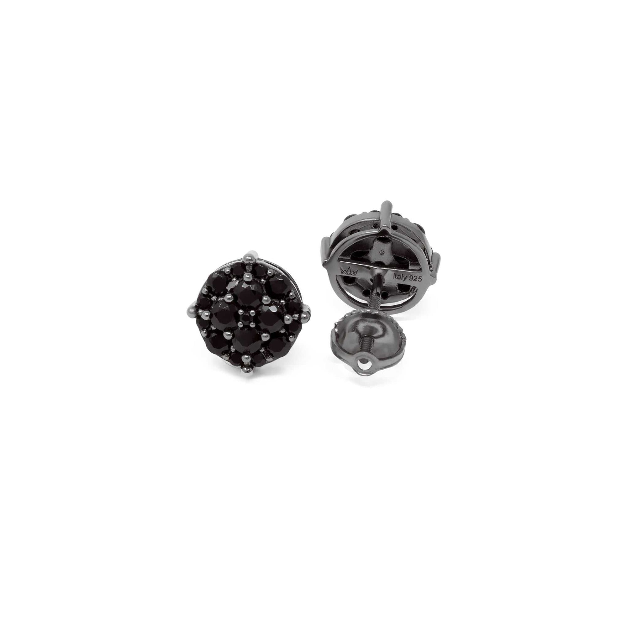 Black Stud Earrings