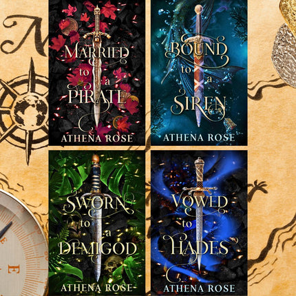 Laura Burton Athena Rose NEW 2025 Editions: Romancing the Seas Four Book Series