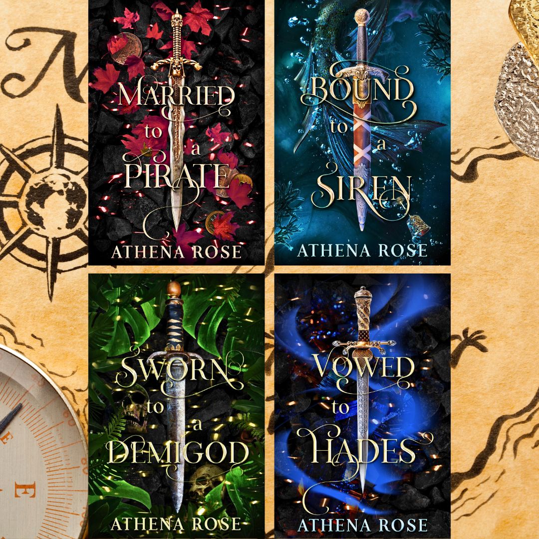 Laura Burton Athena Rose NEW 2025 Editions: Romancing the Seas Four Book Series