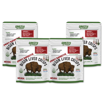 Bison Liver Crisps - 100% Grass-Fed/Finished