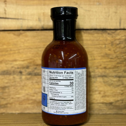 Bella’s Blaze – Sweet & Spicy Finishing BBQ Sauce (12 oz)