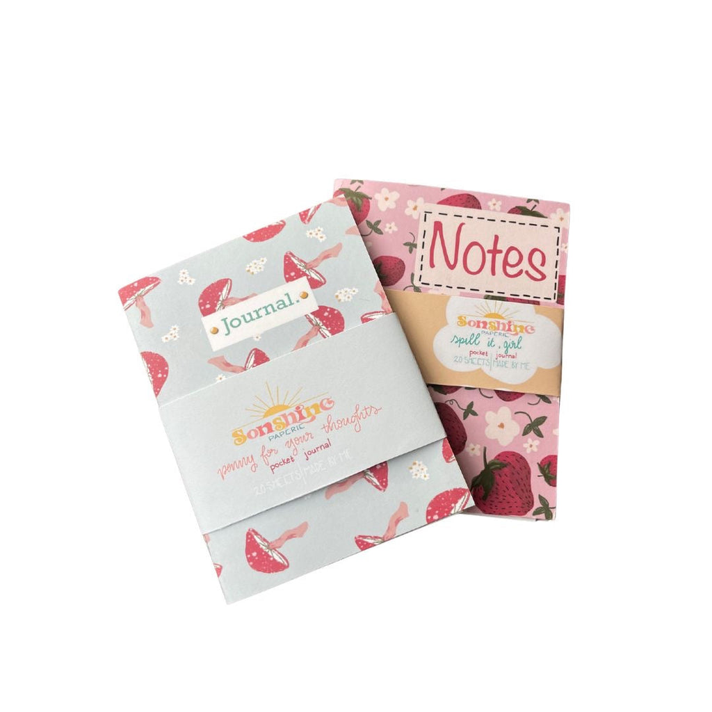 Sweet Little Strawberry Journal