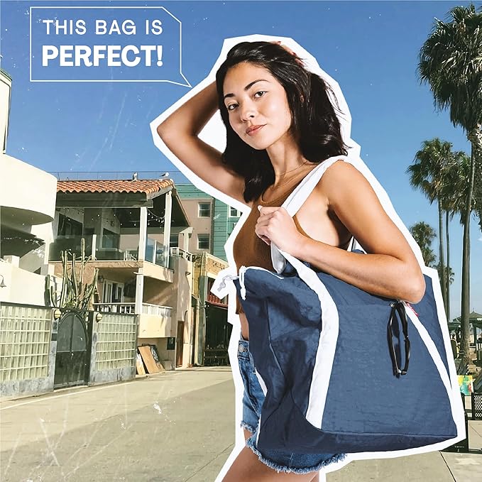 Medium Ripstop Nylon Waterproof Beach Bag