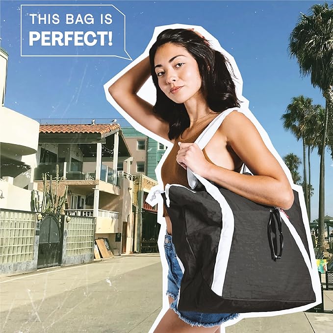 Medium Ripstop Nylon Waterproof Beach Bag