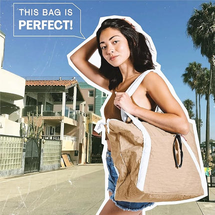Medium Ripstop Nylon Waterproof Beach Bag