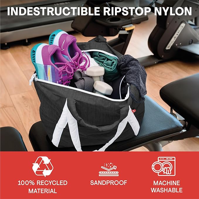 Medium Ripstop Nylon Waterproof Beach Bag