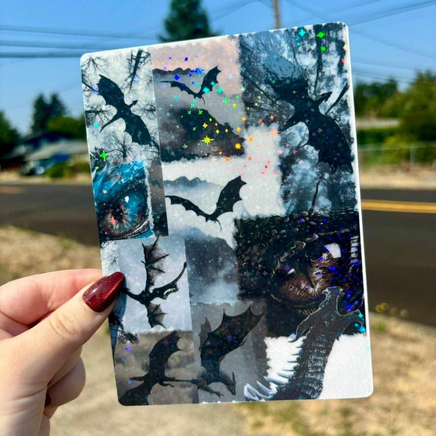 Awfullynerdy.co - Dragons Fourth Wing Inspired Kindle Paperwhite Insert