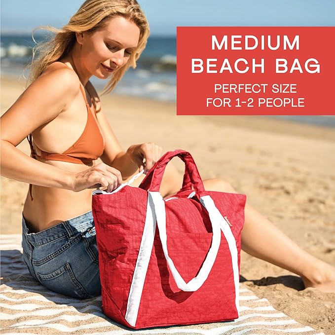 Medium Ripstop Nylon Waterproof Beach Bag