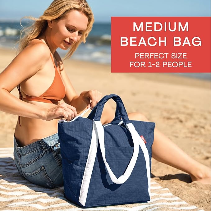 Medium Ripstop Nylon Waterproof Beach Bag