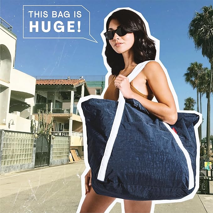 Extra Large Ripstop Nylon Waterproof Beach Bag