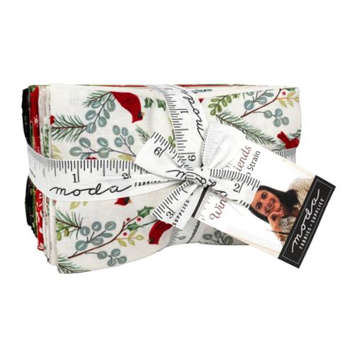 Winter Friends Fat Eighth Bundle by Deb Strain for Moda Fabrics – 9" x 21" Cuts