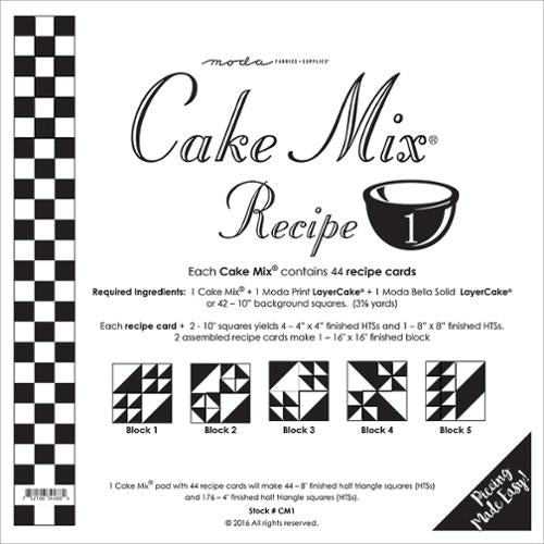 Cake Mix Recipe 1 Quilt Papers by Moda Fabrics