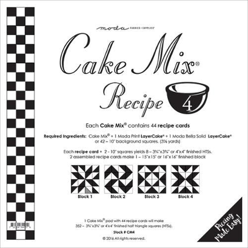 Cake Mix Recipe 4 Quilt Papers by Moda Fabrics