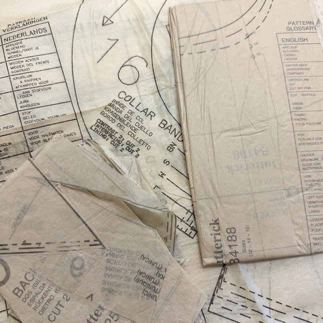 Assorted Vintage Patterns and Instruction Sheets