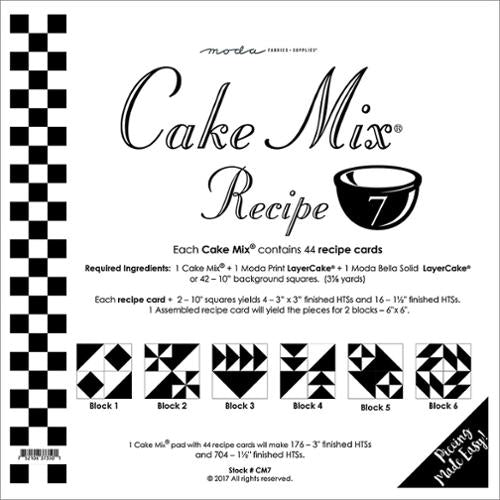 Cake Mix Recipe 7 Quilt Papers by Moda Fabrics
