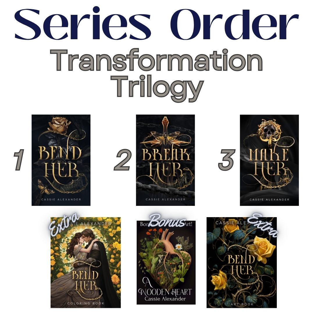 Cassie Alexander Transformation Trilogy Paperback Bundle