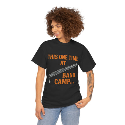 Funny Band Camp T-Shirt, Music Lover Tee, Gift for Musicians, Humor Shirt, Unisex Heavy Cotton Tee