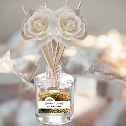 Exotic & Escape Reed Diffuser Collection – Tropical Scents with Mango, Pineapple, Hibiscus & Coconut