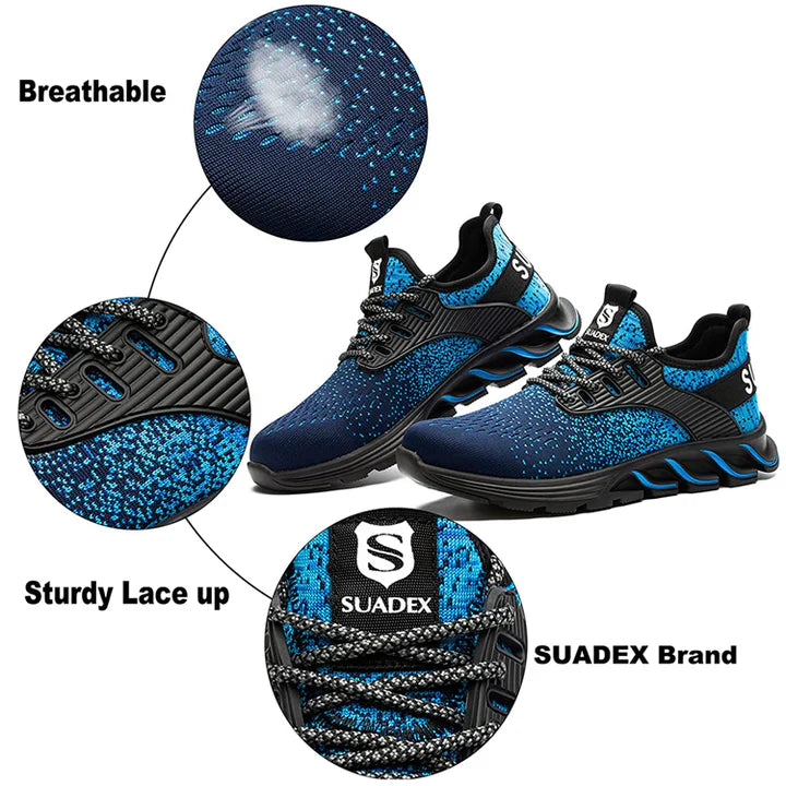 SUADEX Breathable Puncture-Proof Safety Work Shoes