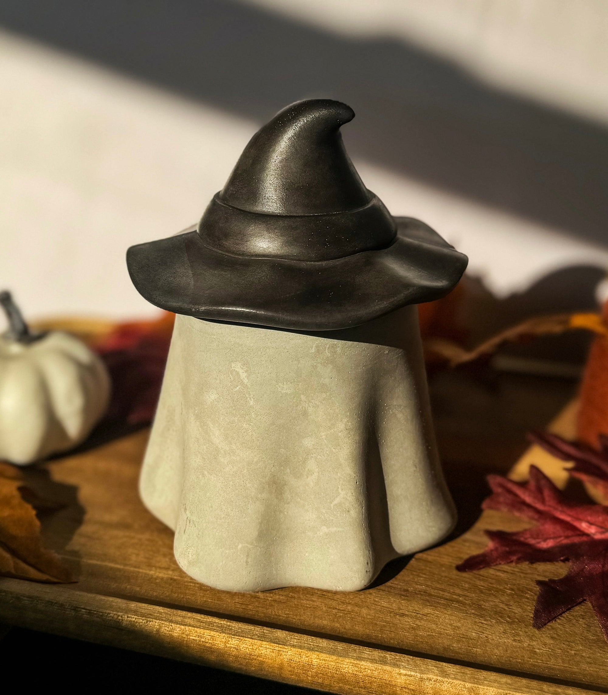 Spooky Season Halloween Candle with Cozy Crackling Wood Wick