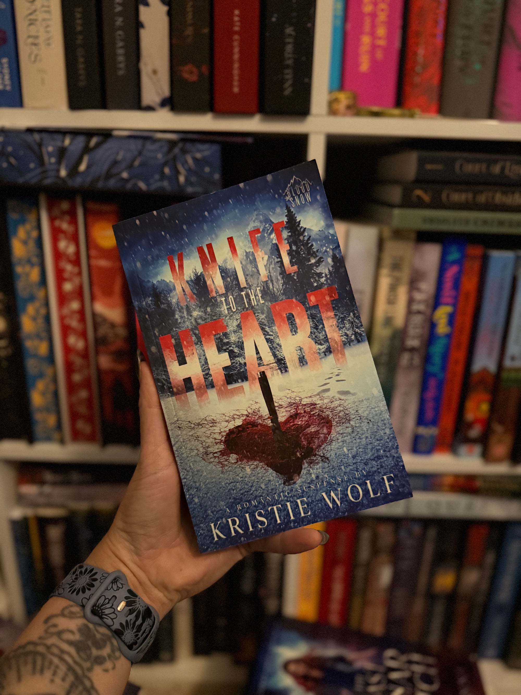 Knife to the Heart: Small-Town Steamy Romantic Suspense (Blood Snow Book 1)