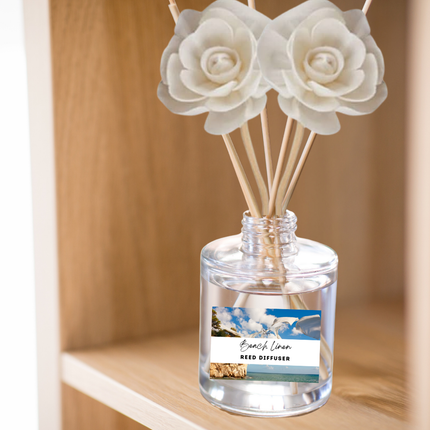 Clean & Fresh Reed Diffuser Collection – Crisp Linen, Cotton & Citrus-Inspired Aromas for a Bright, Airy Home