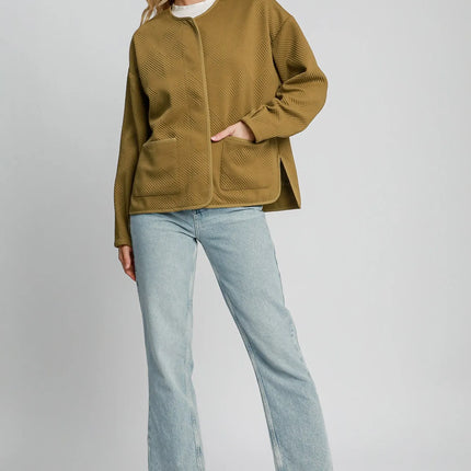 Textured Jacquard Jacket