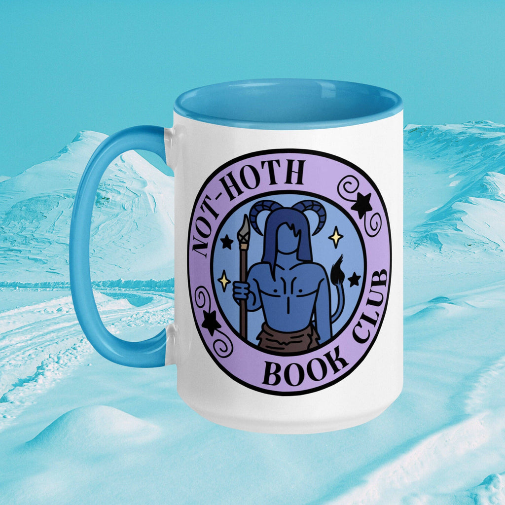 CrescentCatCo - Not Hoth Book Club Mug | Alien Smut Bookish Mug | Sci Fei Monster Romance Coffee Cup | Barbarian Book Lover Gift | Ice Planet Merch