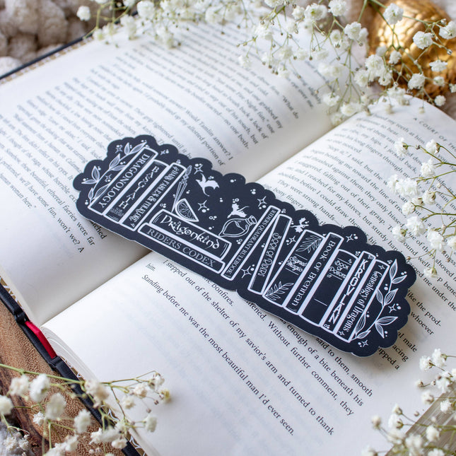 Meaggie Moos - Fourth Wing Violet's Bookshelf Bookmark