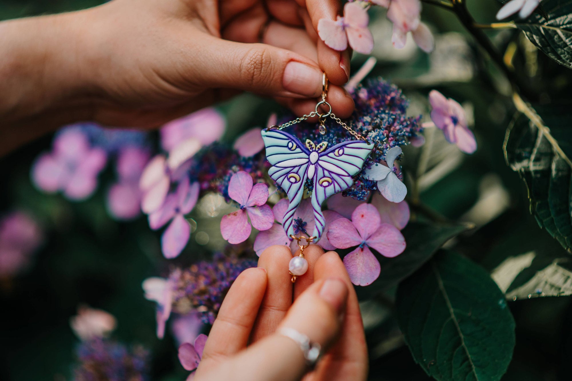 Sugar Bird Jewels - Luna Moths