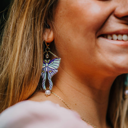 Sugar Bird Jewels - Luna Moths