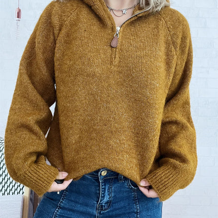 Macie's Quarter Zip Sweater