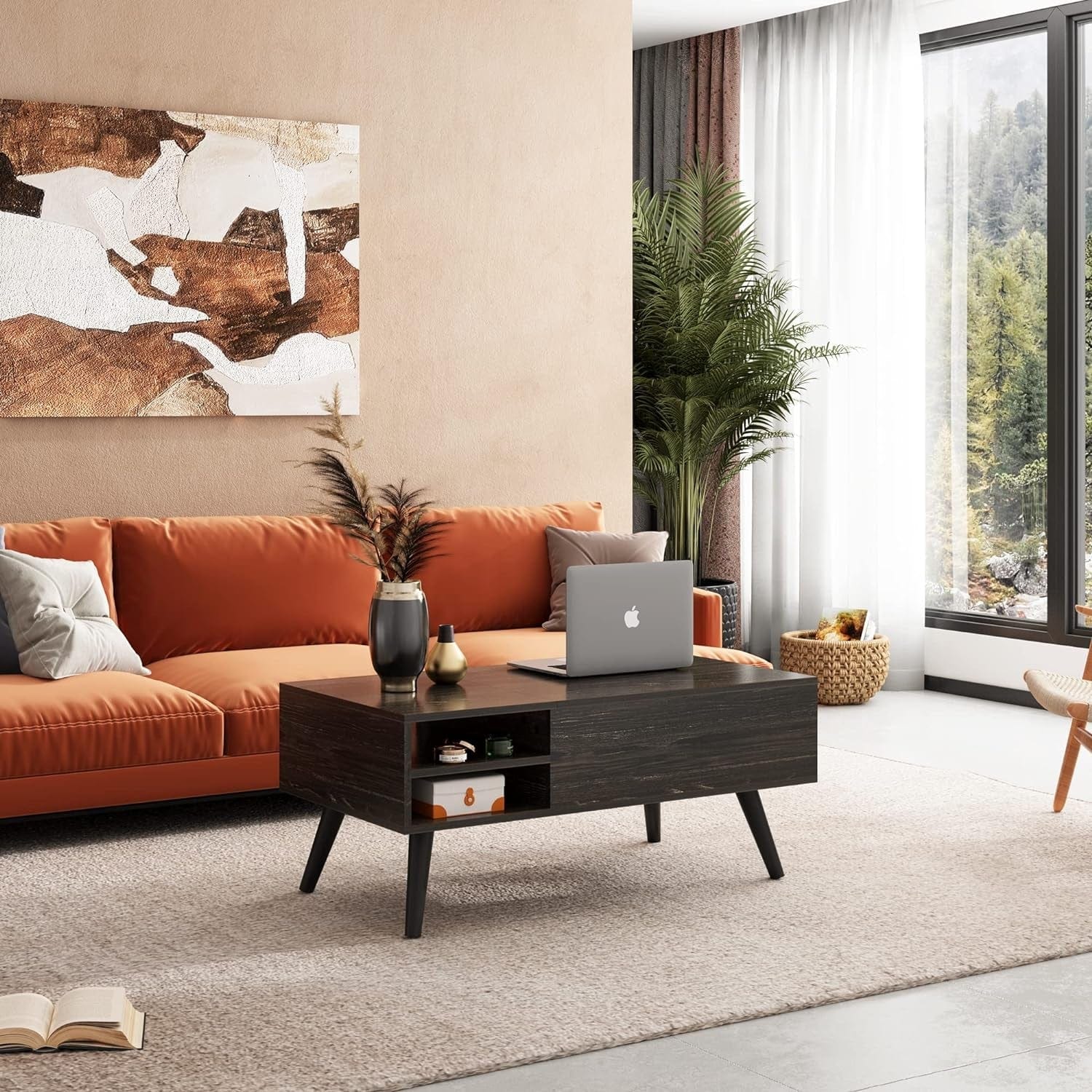 Modern Lift Top Coffee Table with Storage – Smart, Stylish & Space-Saving