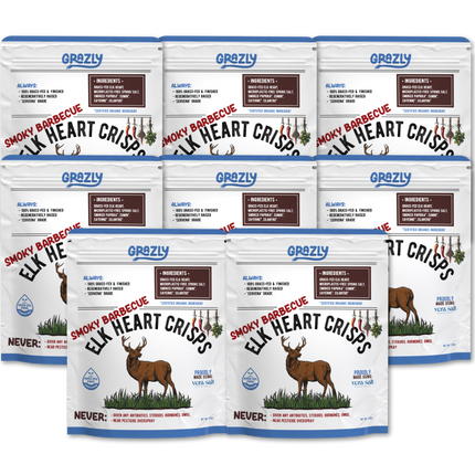 Elk Heart Crisps - 100% Grass-Fed/Finished