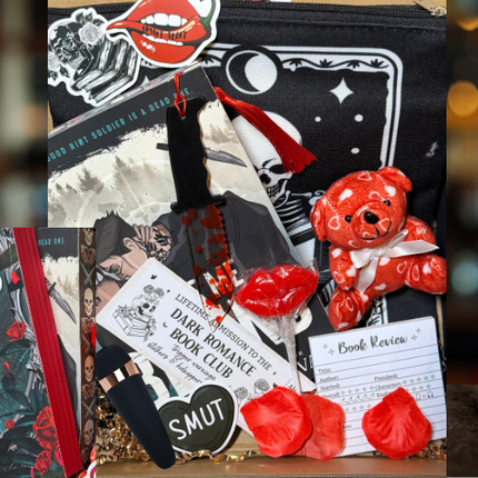 Special Edition Dark Romance Book Box - Sprayed Edges - Choose Your Theme