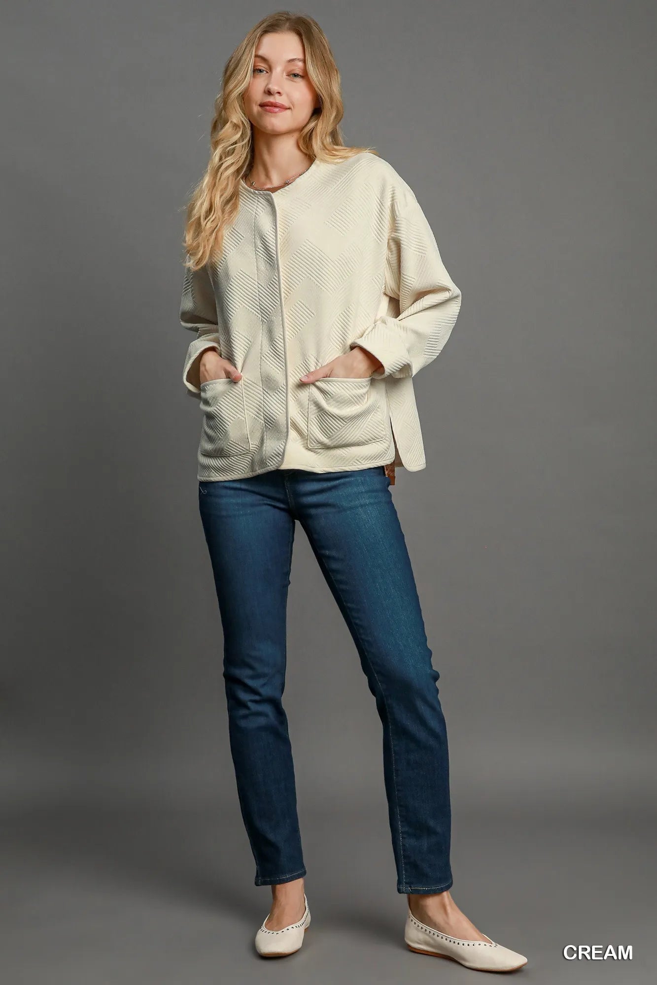 Textured Jacquard Jacket