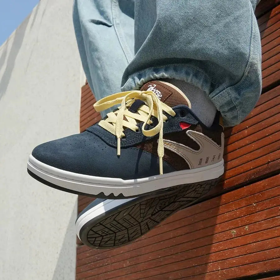 Black Myth Unisex Premium Suede Skate Board Cushioned Cupsole & Hard Wearing Design Shoes