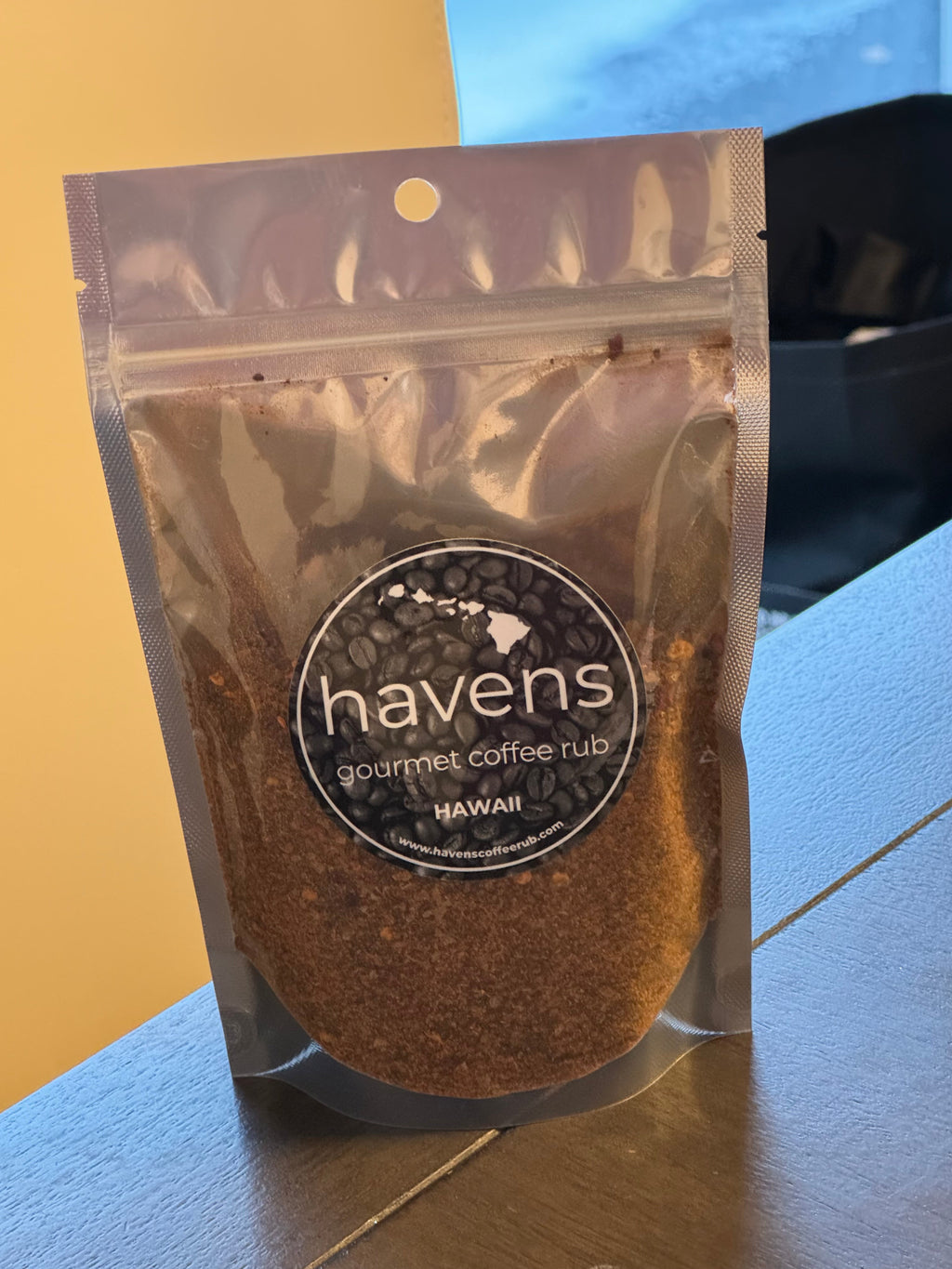 Hawaii 6 oz Havens Gourmet Coffee Rub Bag