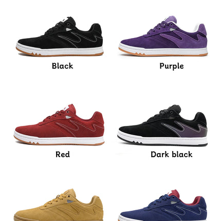 Black Myth Unisex Premium Suede Skate Board Cushioned Cupsole & Hard Wearing Design Shoes