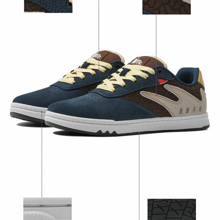 Black Myth Unisex Premium Suede Skate Board Cushioned Cupsole & Hard Wearing Design Shoes