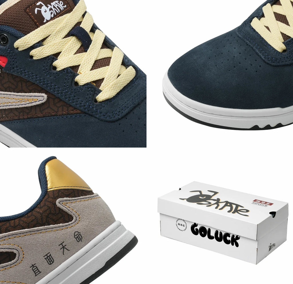 Black Myth Unisex Premium Suede Skate Board Cushioned Cupsole & Hard Wearing Design Shoes