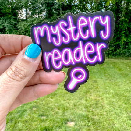 Mystery Reader Sticker