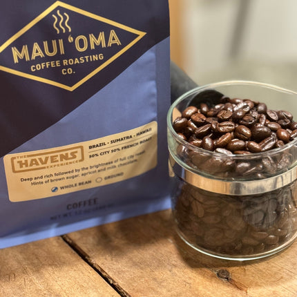 Dark Roast 12 oz. Maui ‘Oma Coffee, The Havens Experience