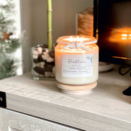 Bedtime Lavender + Chamomile Aromatherapy Candle