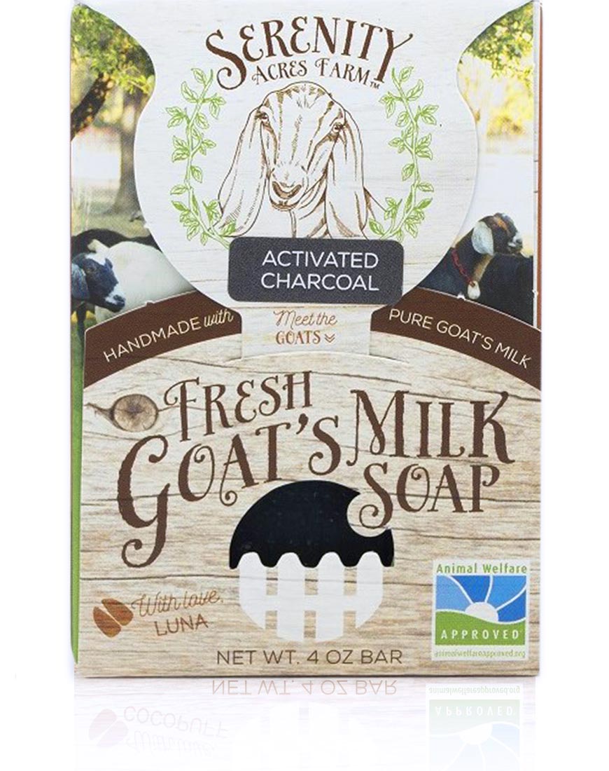 Goat's Milk Soap - Activated Charcoal Teatree & Lavender