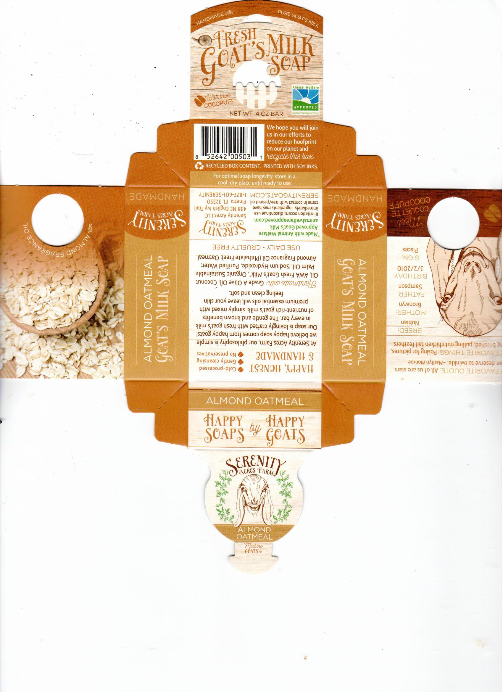 Goat's Milk Soap – Almond Oatmeal