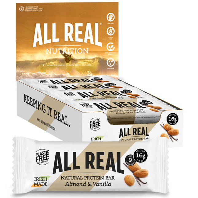 Almond Vanilla Protein Bar 50g x 12 bars