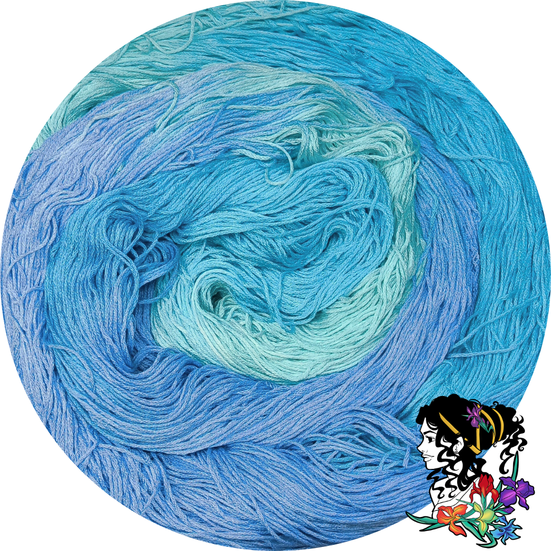 Amphitrite (Iris Collection) - Flower Silk Thread Colorway