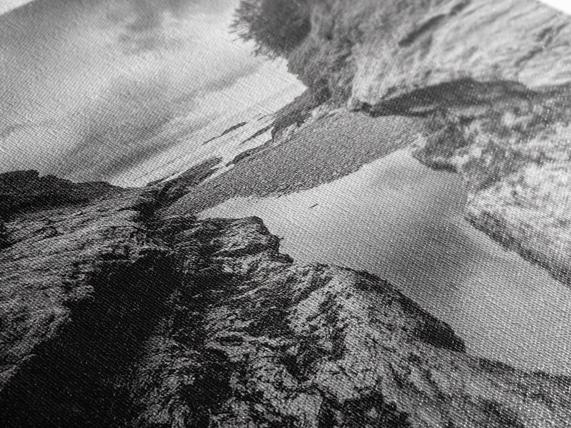 Ocean Ravine, Rugged Coastline, Pacific Wilderness, Stormy Seascape, Framed Canvas Print, Adventure Wall Art, Nature Home Decor