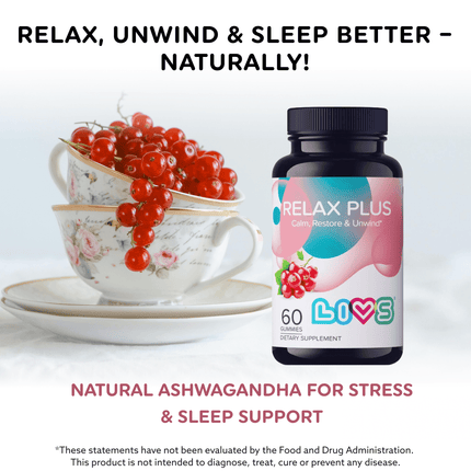 Relax Plus (Ashwagandha) Gummies